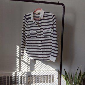 UO Coincidence & Chance Striped Button Down